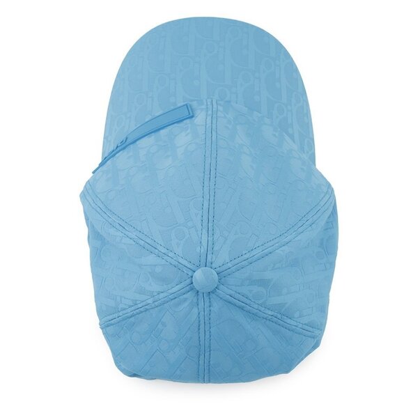 Dior Oblique Baseball Cap Size L Polyester100% Blue - Picture 4 of 12